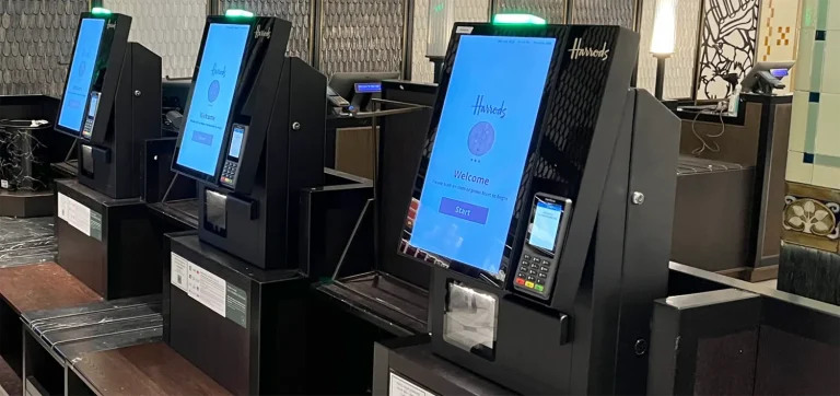 BOXTEC self-service checkout systems installed in Harrods.