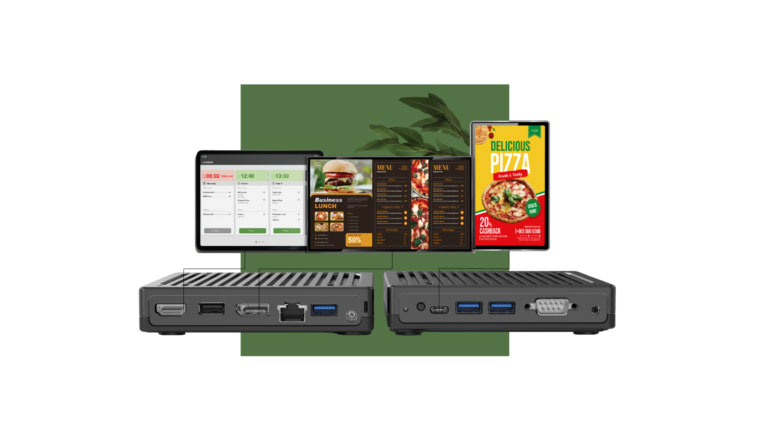 BOXTEC Core 2 industrial Embedded PC connections view.