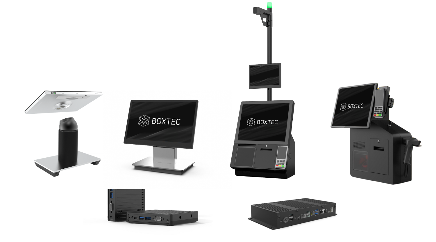 BOXTEC product range for the Retail Technology Show.
