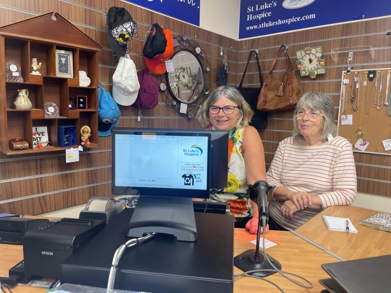 EPOS system case study for UK retail charity shop.