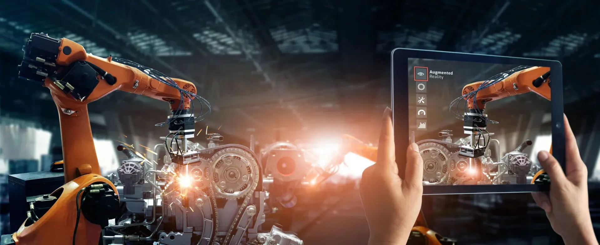 Industry 4.0 technology solutions in manufacturing.