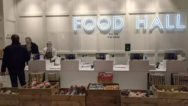 Retail POS case study, Fenwick Food Hall.