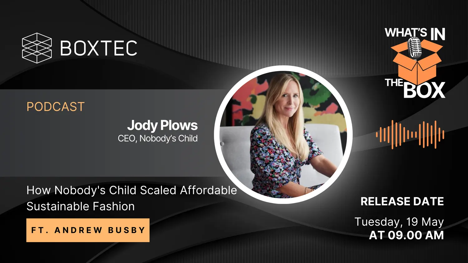 How Nobody's Child Scaled Affordable Sustainable Fashion - Podcast with Jody Plows