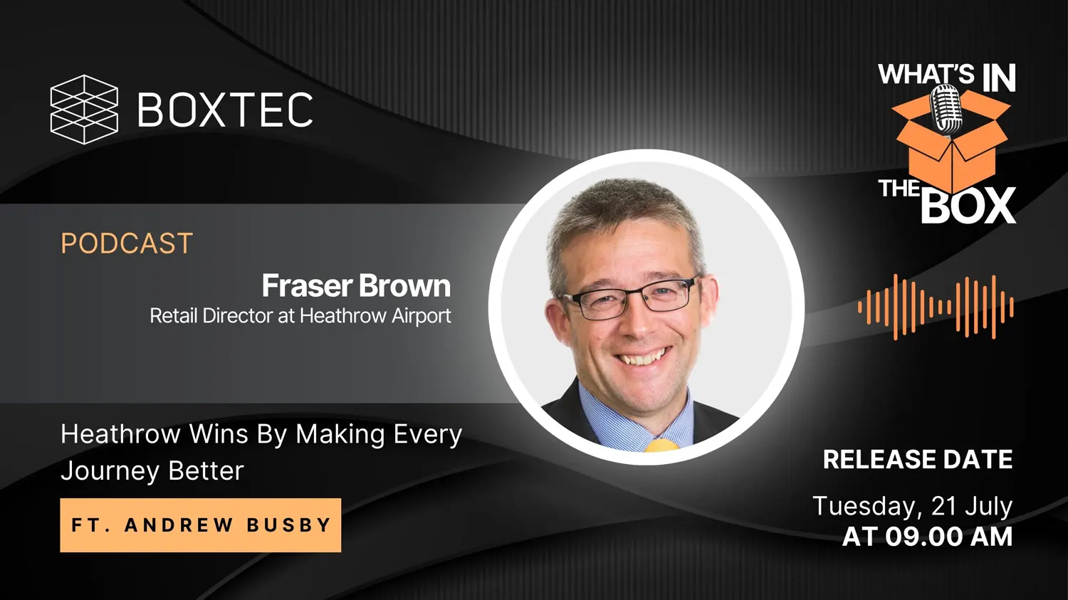 Podcast: Heathrow Wins by Making Every Journey Better - with Fraser Brown, Retail Director, Heathrow Airport.
