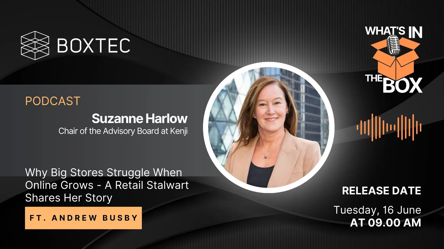 Podcast with Suzanne Harlow - Why Retail Struggles When Online Grows